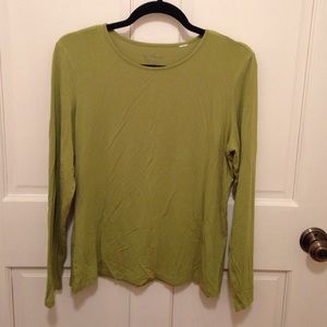 Chico's lime green top