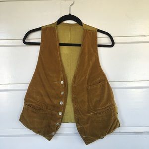 Vintage Velvet Vest