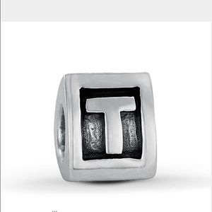 Pandora Initial Charm "T"