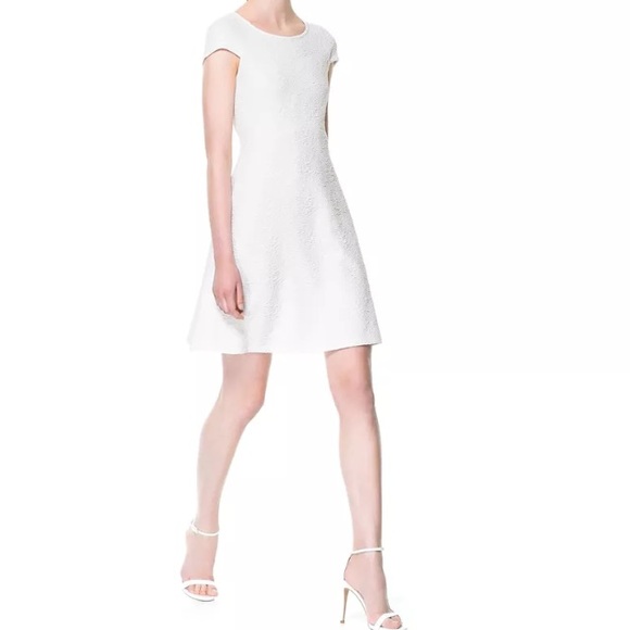 Zara white dress