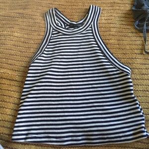 Striped crop top