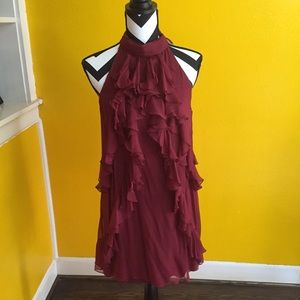🌹Pretty little maroon dress