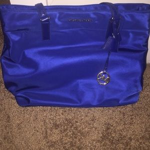 Blue Michael Kors bag