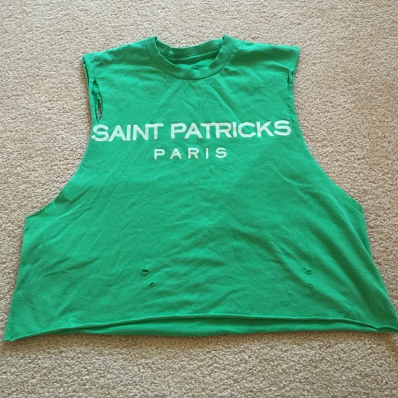The Laundry Room of Ca Tops - St. Patrick's Paris Tshirt by the Laundry Room Ca.