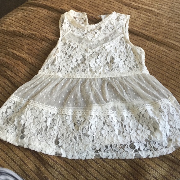 Beautiful white lace blouse