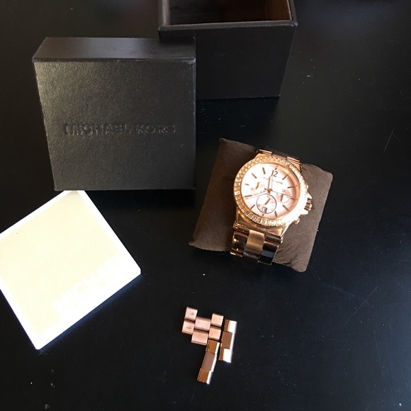 Michael Kors Bel Aire Chrono Rose Gold Watch