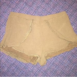 green shorts