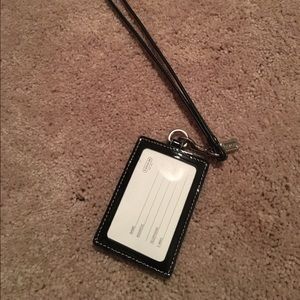 Coach ID badge holder
