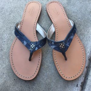 Coach flip flops