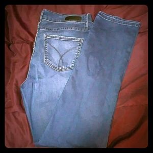 Dark blue skinny jeans