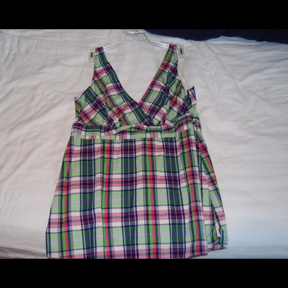 Jcrew VNeck Tank with Back Tie