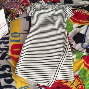 A striped dress