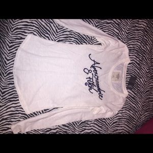 long sleeved Abercrombie and Fitch shirt