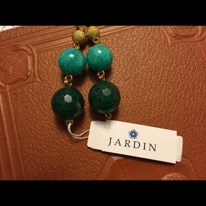 Jardin Jewelry - Genuine Jade Stone earrings Jardin Boutique Jardin Jewelry - Genuine Jade Stone earrings Jardin Boutique