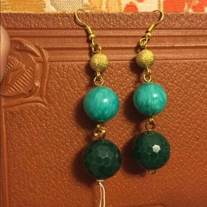 Jardin Jewelry - Genuine Jade Stone earrings Jardin Boutique Jardin Jewelry - Genuine Jade Stone earrings Jardin Boutique
