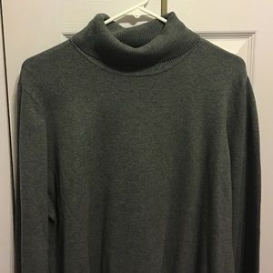 Gray turtleneck