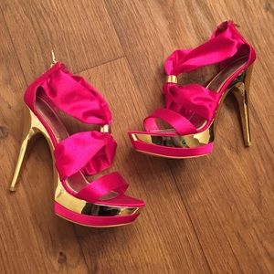 Bakers hot pink heels