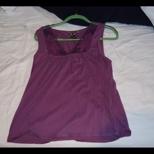 Lucky Brand Lace Detail Tank