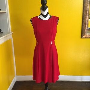 ❤️RED Calvin Klein dress