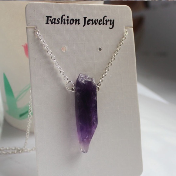 Purple Quartz Necklace❌SOLD OUT❌ - Picture 2 of 2
