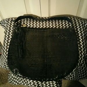 The Sak black leather purse