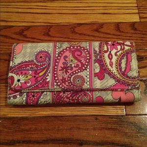 Vera Bradley tri-fold wallet