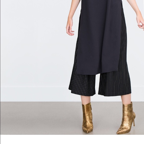 Zara Shoes - ❗️CLEARANCE❗️leather high heel ankle boots