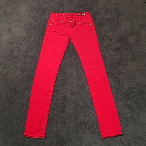 Miss Me red Skinny Jeans