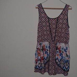 Floral Pattern Romper