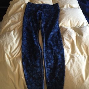 Blue Lululemon Leggings