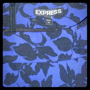 Black & blue Express skirt