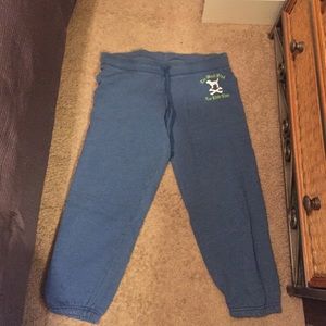 VS Pink blue sweat pants