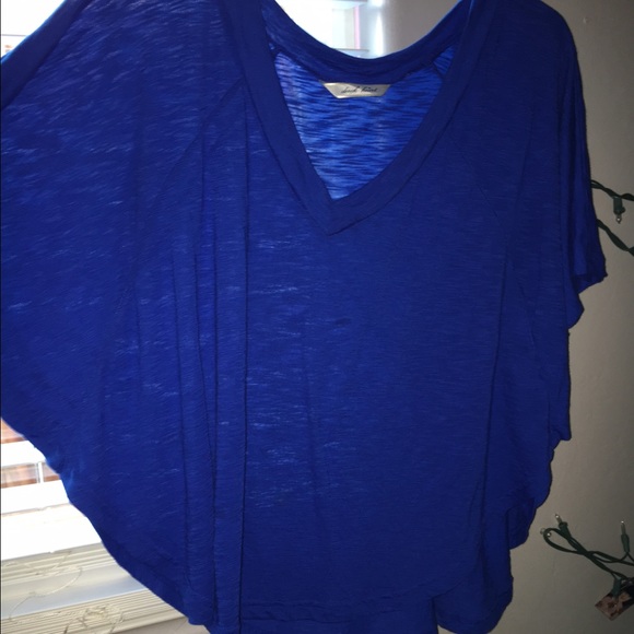 Blue pancho shirt