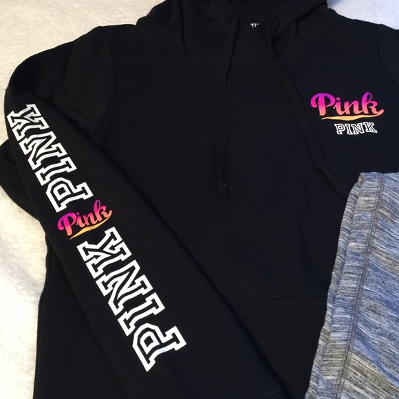 SOLD in a bundle PINK Gym Pant & Hoodie Bundle ❤️ - Picture 3 of 4