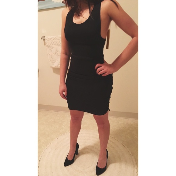 Alice + Olivia Rouched Racer back low side Mini