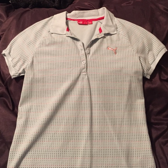 Puma polo shirt, women's size L