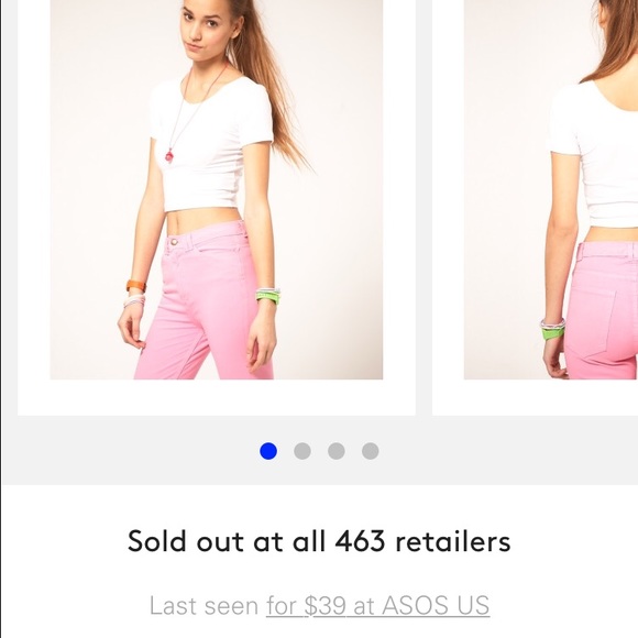 White American Apparel Crop Top