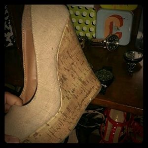 Tan wedges