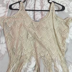 Fringe tank top