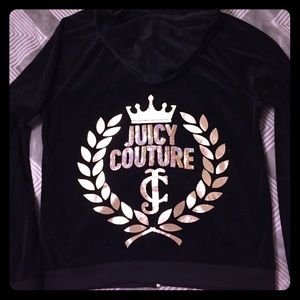 Juicy couture Velvor zip-up size M