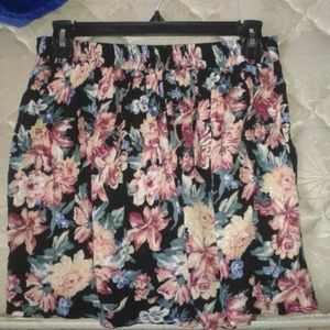 Summer floral skirt
