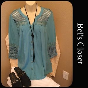 Oh so pretty blue blouse💐