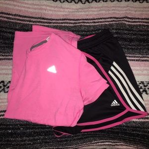 Adidas Pink Workout Set