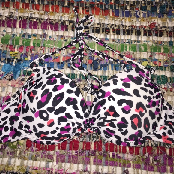Cheetah bikini top