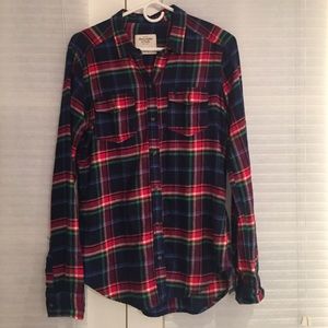 Abercrombie plaid shirt