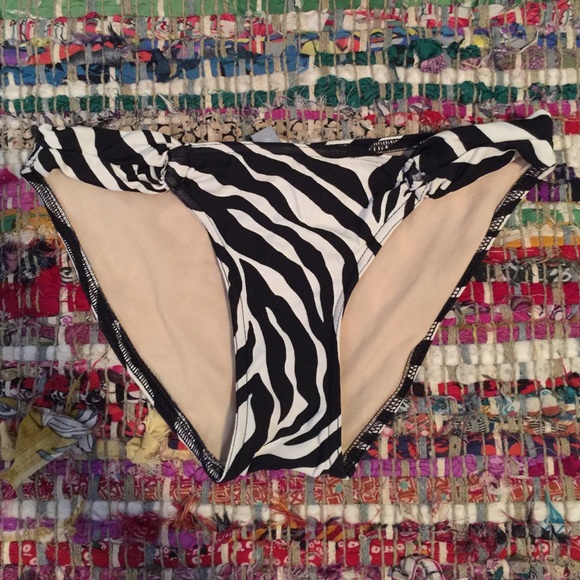 Zebra bikini bottoms