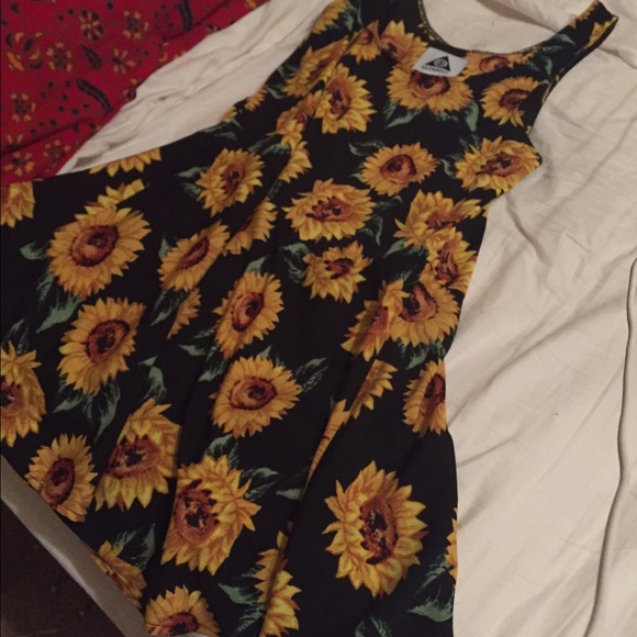 SMALL SUNFLOWER JAC VANEK DRESS - Picture 1 of 3