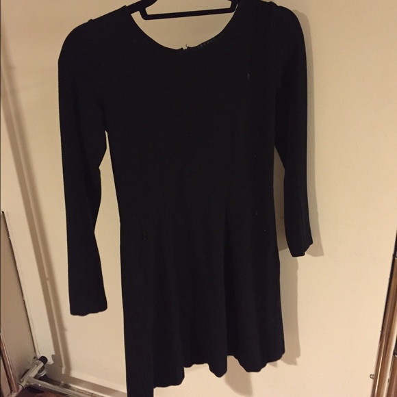 Black long sleeves Theory dress