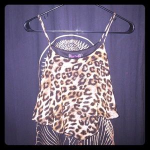 Cheetah crop top