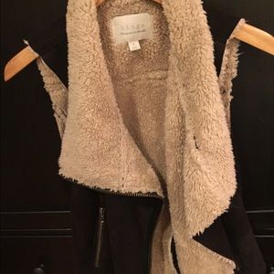 Brown fux fur vest, brought from nordstroms.